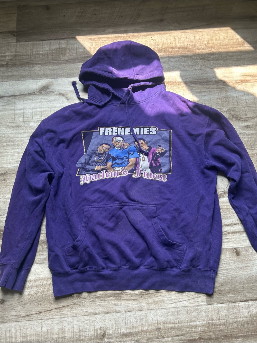 Source Unknown Purple 'Frenemies' Graphic Hoodie